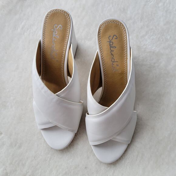 Splendid Norris Mule in white size 8 - Picture 3 of 9